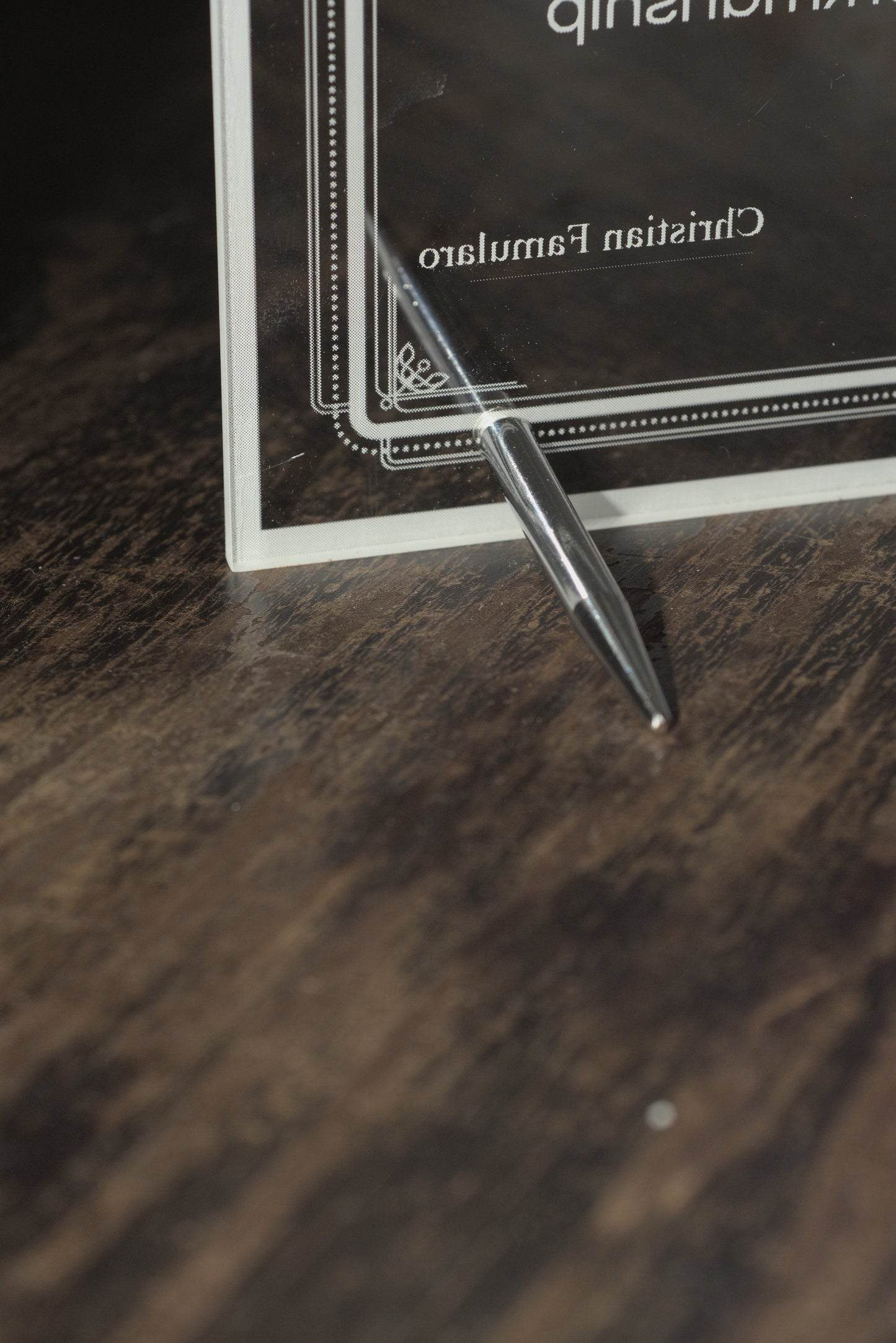 Acrylic Desktop Plaque